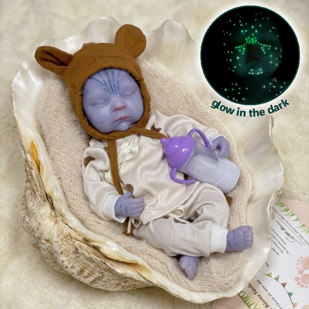 Reborn Baby Doll Silicone Realistic - Muñeca Bebé Reborn de 13 Pulgadas