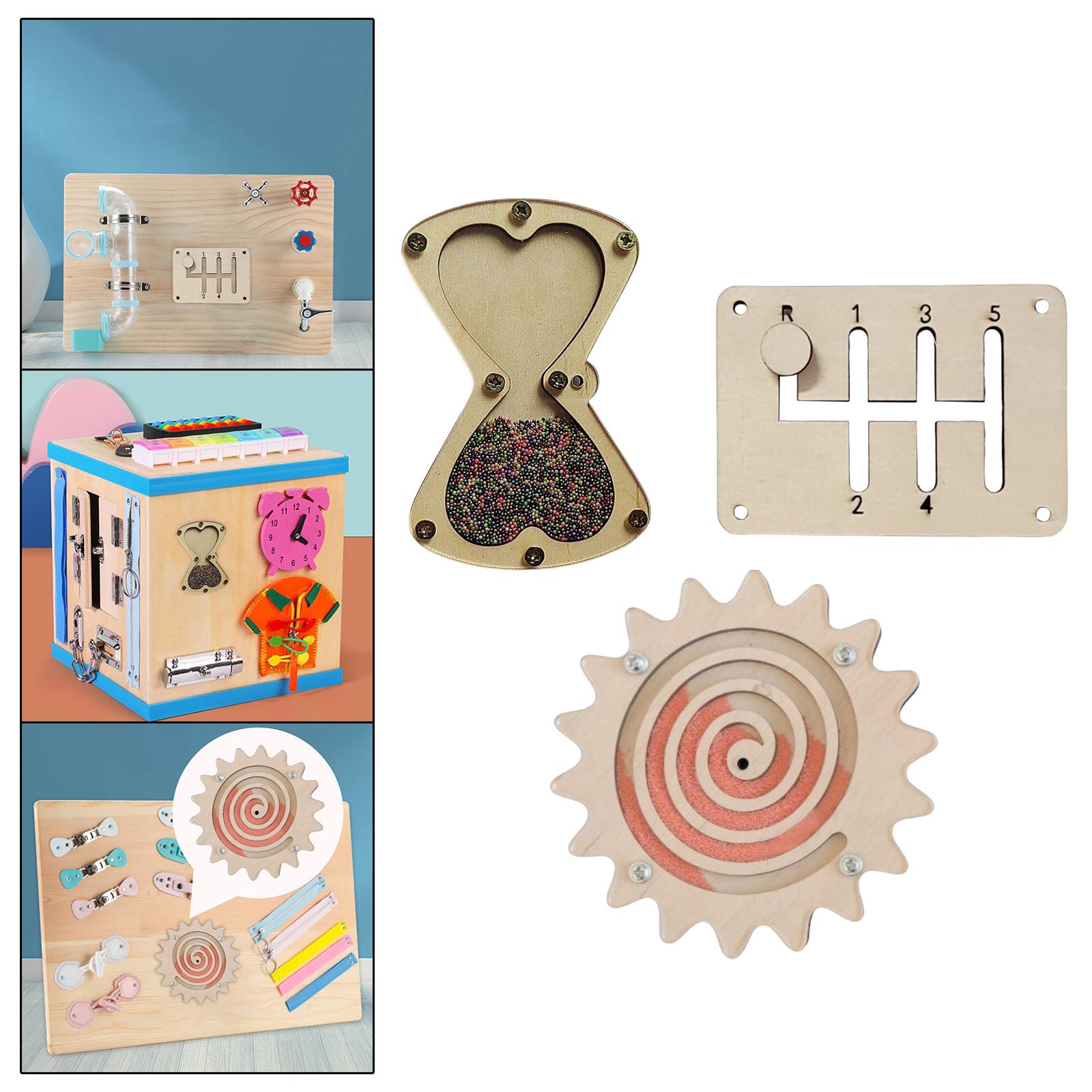Accesorio para tablero de acti - Montessori Wooden Busy Board Toddler reseña y precio