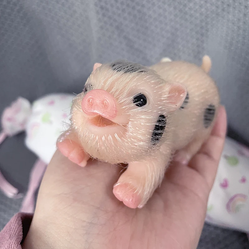 Muñeco de cerdo Reborn con car - Reborn Baby Doll Silicone Realistic reseña y precio