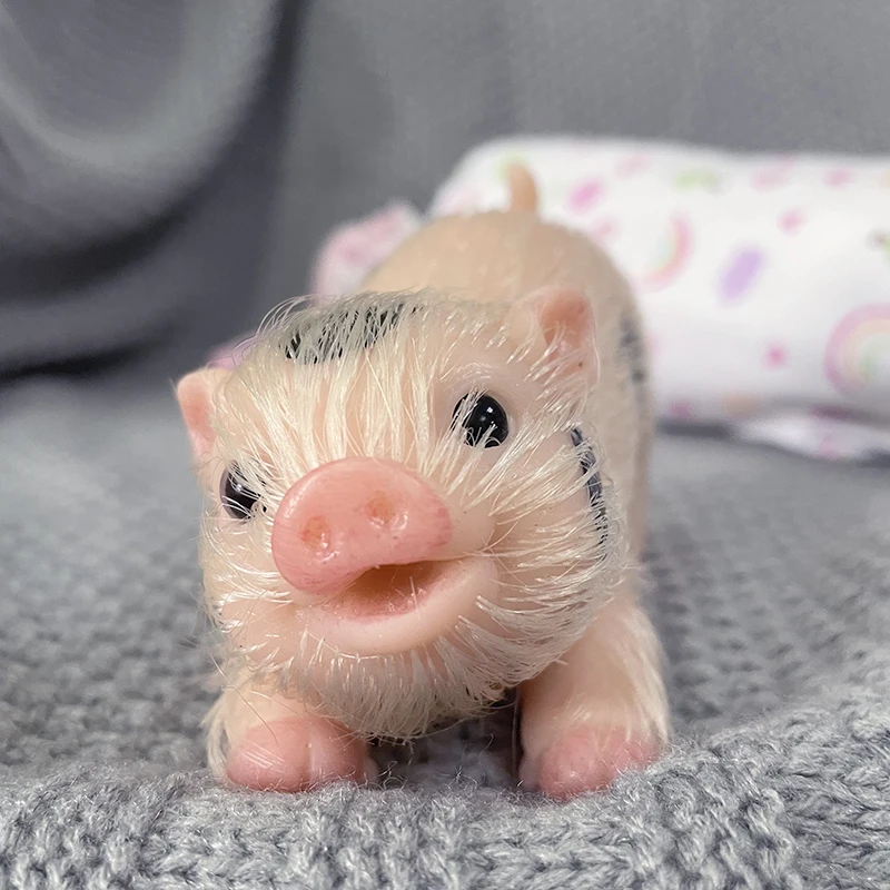 Muñeco de cerdo Reborn con car - Reborn Baby Doll Silicone Realistic reseña y precio