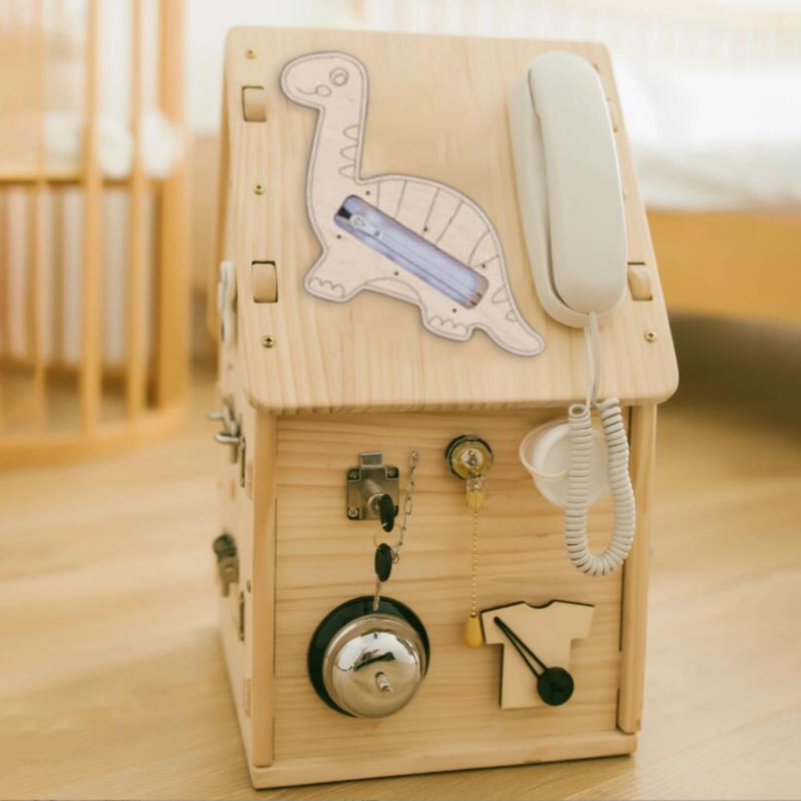 Tablero de actividades de made - Montessori Wooden Busy Board Toddler reseña y precio