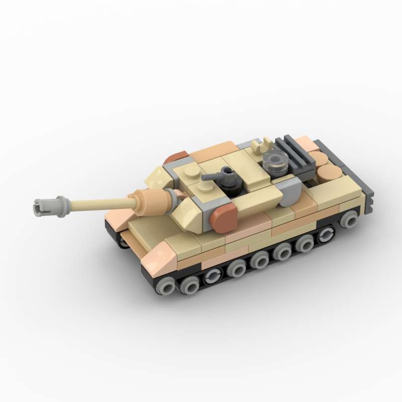 Adorno Decorativo de Vehículo  - Lego Compatible Military Tank reseña y precio