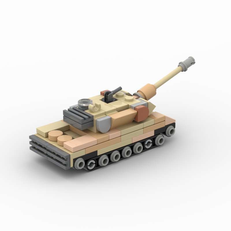 Adorno Decorativo de Vehículo  - Lego Compatible Military Tank reseña y precio