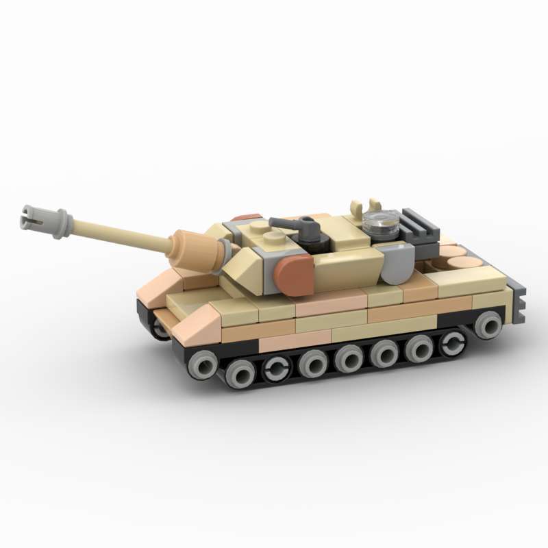 Adorno Decorativo de Vehículo  - Lego Compatible Military Tank reseña y precio